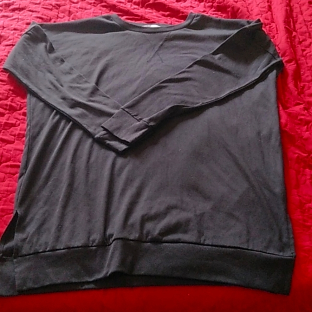 Black woman's long sleeve shirt